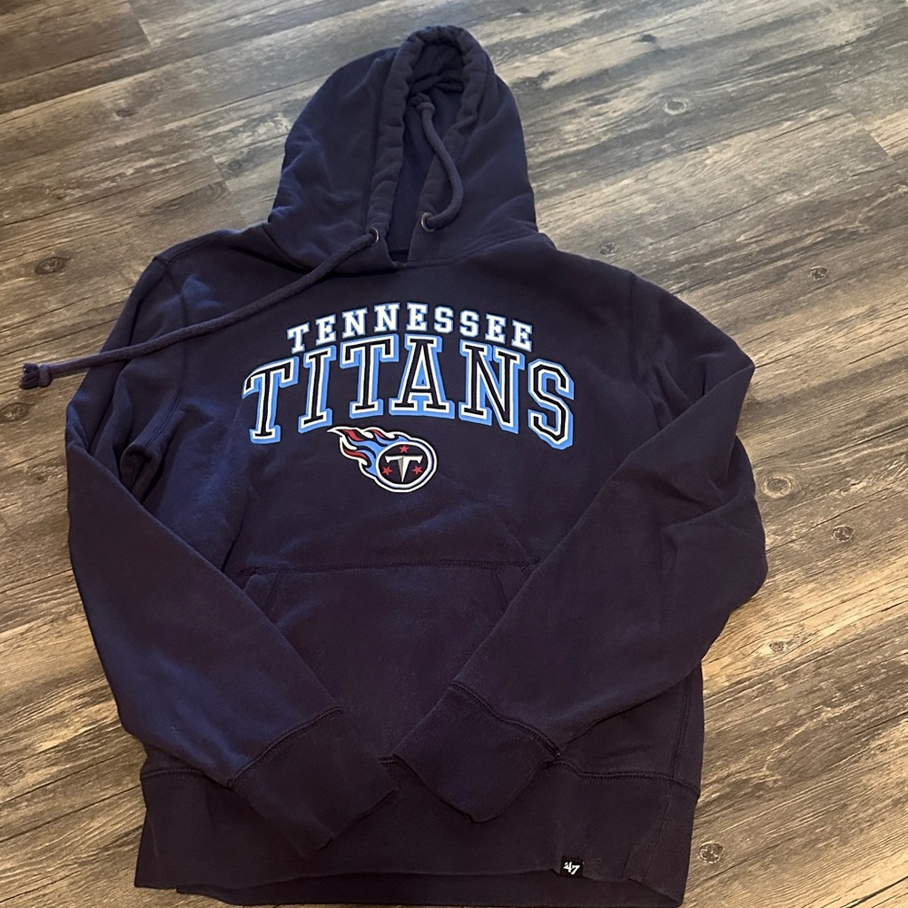 47 Brand Navy Tennessee Titans Hoodie